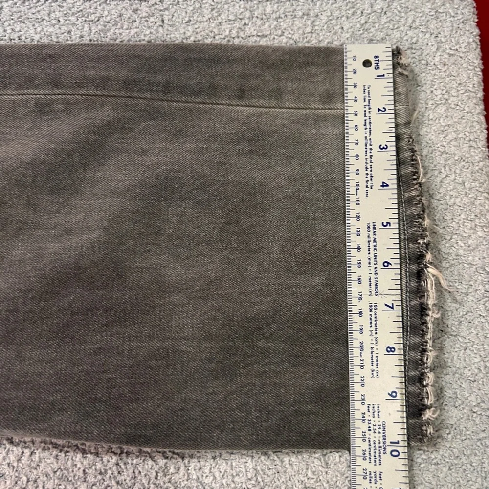 Vervet Jeans Distressed Wide Leg 29 Charcoal Grey Baggy Skater Grunge Streetwear
